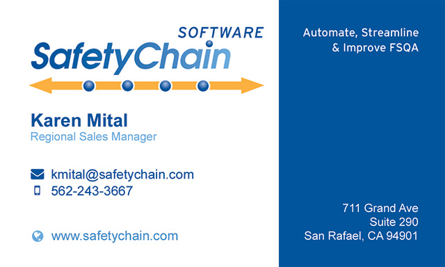 Safetychain Business Card